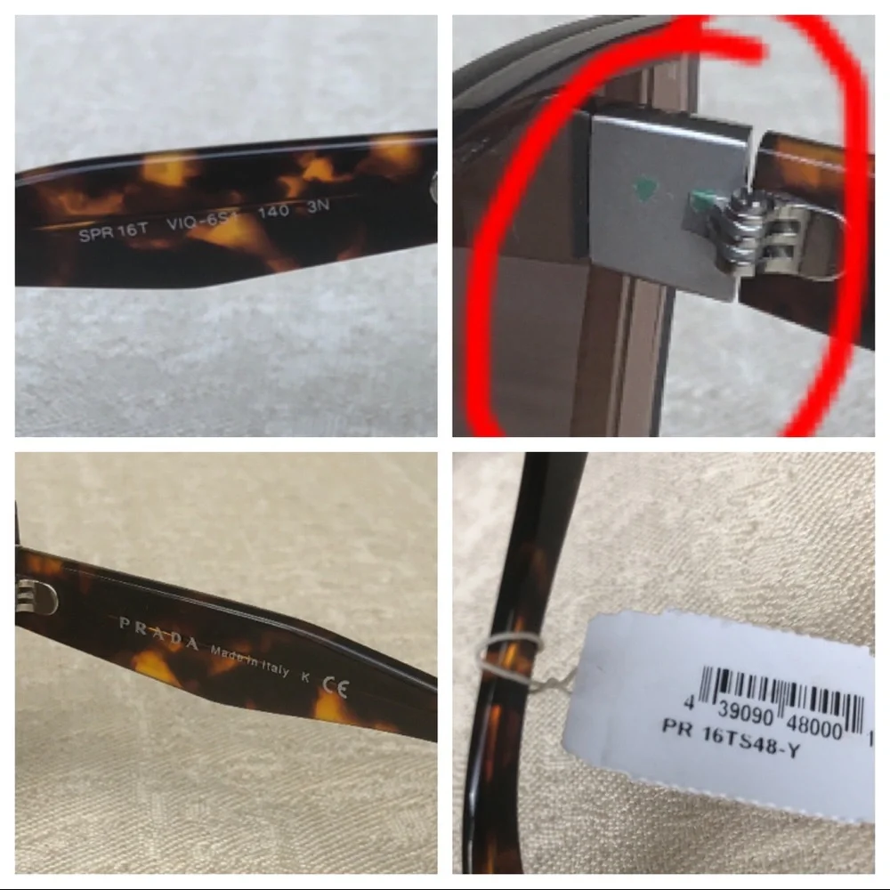 New PRADA 48mm irregular catwalk sunglasses